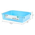 thumbnail image 6 of Pen+Gear Plastic Letter Tray, Letter Size Paper Sorter, Sky Blue, 1-Pack, 6 of 7
