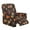 Autumn Leaf Star, variant on FKELYI Brown Cow Print Recliner Slipcover 4 Pcs Reclining Chair Covers for Lazy Boy Chair Protector Elastic Furniture Decor Covers for Living Room Bedroom