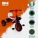 thumbnail image 4 of Triciclo Rm Regalomex Con Canasta y Cajuela para niños de 2-4 años rojo Mediano, 4 of 6