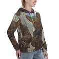 thumbnail image 6 of Fotbe Steampunk Space Mice Warriors Pattern Womens Long Sleeve Hoodie, Pullover Hooded Sweatshirt, Kangaroo Pocket Hoodie with Eye-catching Drawstrings-XX-Large, 6 of 7