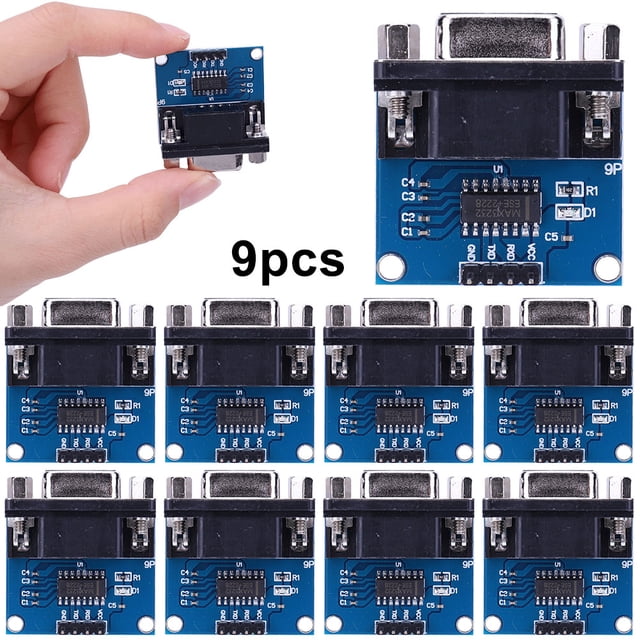 Placa intermitente MAX3232 RS232 a TTL MAX232 módulo serie 3 V-5 5 V