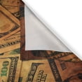 thumbnail image 3 of Ambesonne Money Kitchen Curtains, Fiver Sawbuck and C-Note, 55"x39", Pale Green Brown, 3 of 3