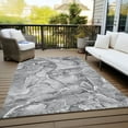 thumbnail image 6 of Addison Rugs Chantille Indoor/Outdoor Transitional Watercolors Pewter Washable Rectangle Rug, 8' x 10', 6 of 6