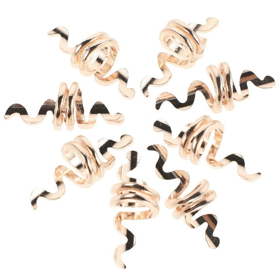 HOOWIFFY 10Pcs Hair Beads for Braids Dreadlocks Updos Hair Accessories Stylish and Jewelry