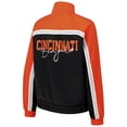 thumbnail image 3 of Women's G-III 4Her by Carl Banks Black Cincinnati Bengals Post Game Full-Zip Track Jacket, 3 of 3