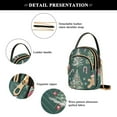thumbnail image 4 of FORMRS Crossbody Bag for Women Quilted Travel Shoulder Cell Phone Purse with Chain Strap Handbag, Red Christmas Gingerbread, 4 of 7