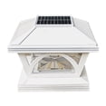 thumbnail image 2 of Luz decorativa para exteriores con faro de columna LED solar | Lámpara de pilar de patio pequeño | Luz nocturna de poste de jardín de jardín resistente a la intemperie | Panel solar de 5V 100mAh, 2 of 8