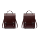 thumbnail image 1 of Mochila Cuero Genuino Gran Capacidad para Mujer Viajes Al Aire Libre (café), 1 of 8
