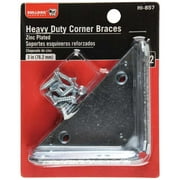 Bulldog Hardware Heavy Duty Corner Braces 2pk, 3"
