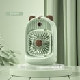 thumbnail image 1 of Feltree Mini USB Desktop Air Cooler and Humidifier with 4 Speeds, Portable Evaporative Cooler for Office Home and Student Use, Built-In Battery, Quiet Operation, 1 of 7