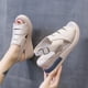 thumbnail image 2 of Amzcrzy Zapatos de mujer,Zapatos de mujer,Zapatillas de mujer, Sandalias para mujer elegantes de verano con punta abierta y plataforma de cuña retro. Sandalias Mujer Zapatillas De Casa, 2 of 3