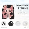 thumbnail image 3 of Bingfone Cute Axolotl Sakura Blossoms B for Men's Double Layer Swimming Trunks with Lining, Drawstring Style with Pockets Beach Shorts Men's Swimsuit-Small, 3 of 6