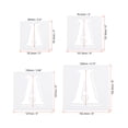 thumbnail image 2 of Unique Bargains 2.4 Inch Letter Number Stencils 3' Width Alphabet Numbers Templates Set Shadow, White 36 Pack, 2 of 6