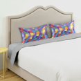 thumbnail image 3 of Yayeee Pillowcase Standard Size Set of 2 Satin Wrinkle Resistant Pillow Case, Yellow Wavy Plaid, 3 of 7