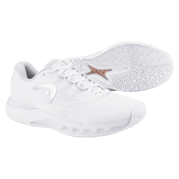 HEAD Revolt Pro 5.0 White Light Grey Womens Tennis Shoes