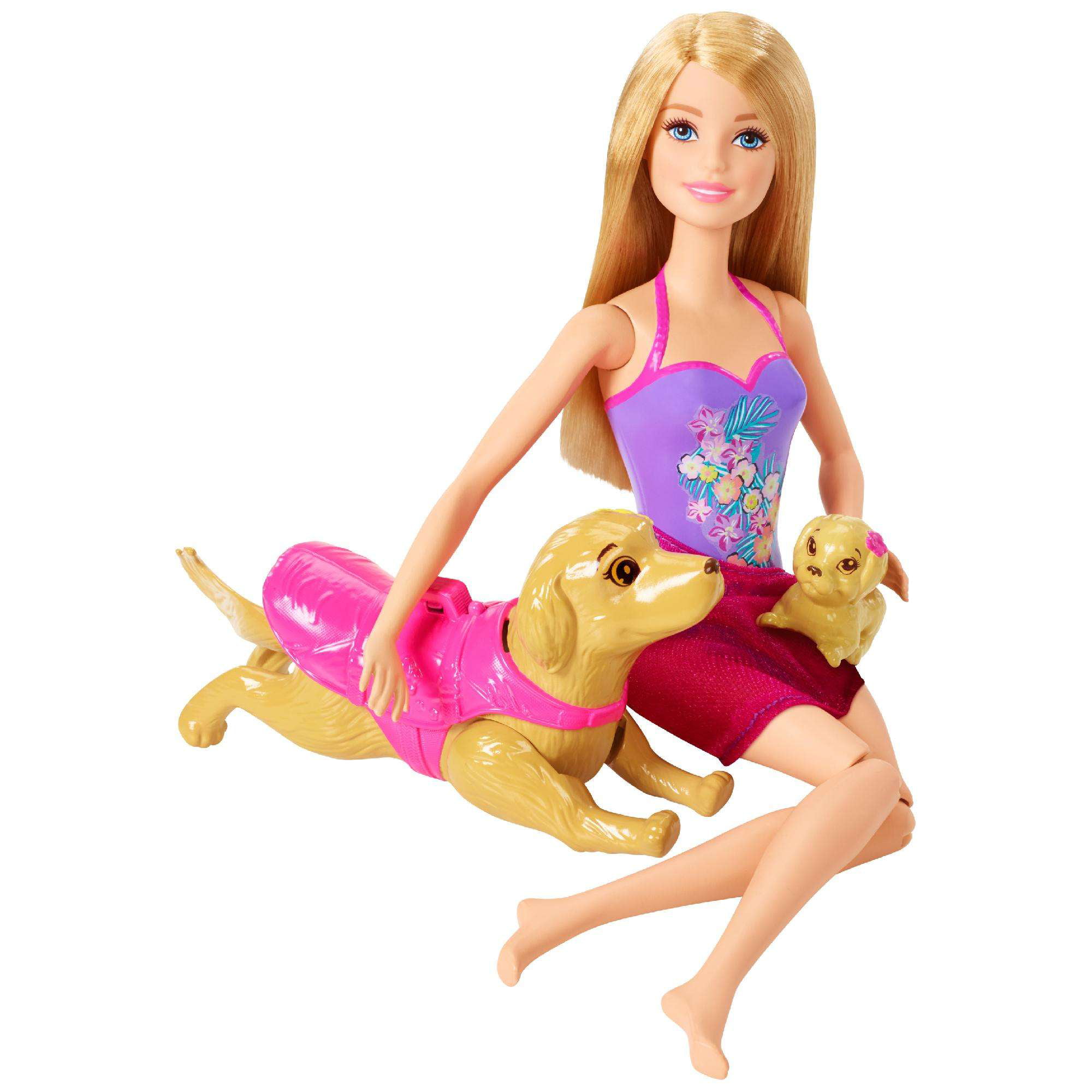 Barbie Swimmin' Pup Pool and Doll 