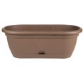 thumbnail image 2 of Bloem Lucca Self Watering Window Box, 18", Chocolate, 2 of 5