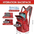 thumbnail image 6 of Wolt | Hiking Hydration Backpack with 2L Hydration Bladder Hiking Cycling Climbing for Unisex(Red), 6 of 7