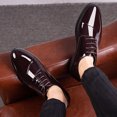 thumbnail image 5 of Tawop Dress Shoes Men Casual Dress Shoes Business Lace Up Wedding Shoes Oxfords Brown Size:7, 5 of 8