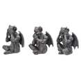thumbnail image 5 of Pacific Giftware Hear, See, Speak No Evil Gargoyles Figurine, 5.98-inch Height, Resin, Table Decoration, 5 of 6