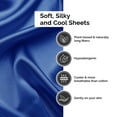 thumbnail image 3 of BNM 300 TC Rayon From Bamboo Sheet Set, Full, Smoke Blue, 3 of 6