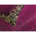 thumbnail image 4 of Ambesonne Mandala Quilted Bedspread Set 3 Pcs, Purple Frame Curls, King Size, Pale Yellow Fuchsia, 4 of 5