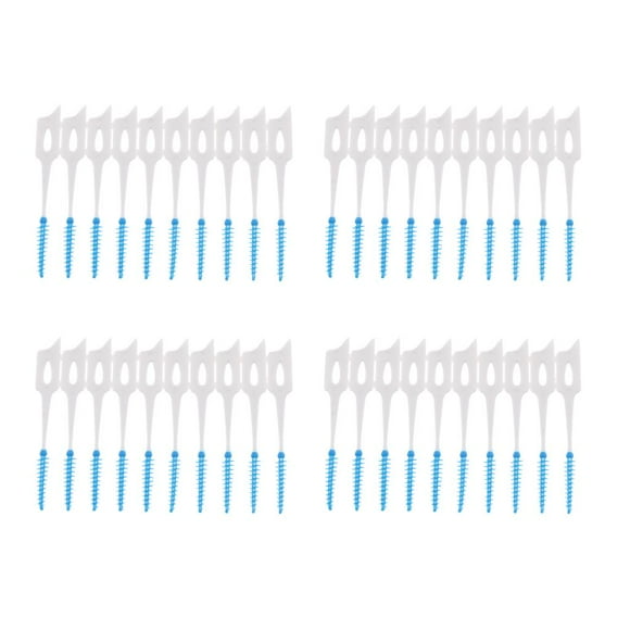 Silicona Interdental Palillo Dientes Limpiar Cepillo Bucal Sunnimix 40x