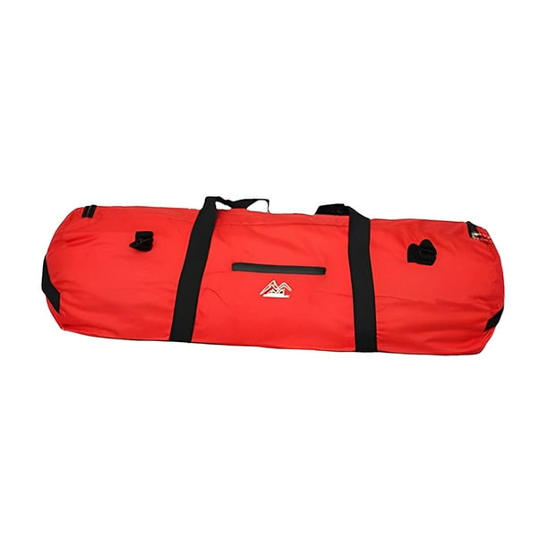 Bolsa de viaje portátil para almacenamiento de camping, bolsa de mano contenedor, saco de camping, tienda de campaña Rojo 75cmx26cmx26cm