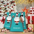 thumbnail image 6 of KLL Cute Santa Claus for Christmas Gift Bag,Holiday Bags for Gifts Christmas Bags & Drawstring Gift Pouch Reusable Holiday Gift Bags & Party Favor Bags (1 PCS)-Medium, 6 of 9