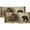 Pattern-3, variant on Bear Window Curtain Valances Forest Tree Wildlife Animal Rustic Privacy Window Valances for Living Room Kitchen 54 by 18 in, 1 Panel