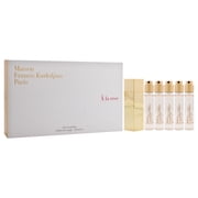 A La Rose Travel Set by Maison Francis Kurkdjian for Women - 6 Pc Gift Set 5 x 0.37 EDP Spray (Refill), Case Gold (Empty)