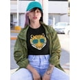 thumbnail image 2 of Animal With Cool Glasses T-Shirt Women -Smartprints Designs, Female 3X-Large, 2 of 4