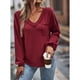 thumbnail image 2 of Camisa de Manga larga para mujer Nikou cuello en V alta capacidad, 2 of 8