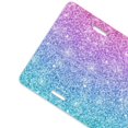 thumbnail image 5 of Junzan Multicolor Glitter Front License Plate Covers Decorative Car Metal Plates Novelty License Plate 6 X 12 Inch For Women Men, 5 of 9