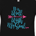 thumbnail image 4 of Inktastic It is Well with My Soul Pink Arrow Boys or Girls Toddler T-Shirt, 4 of 5