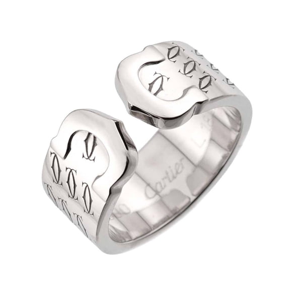 Pre-Owned Cartier C2 #51 Ring, 18K WG (White Gold 750), 2C (2000 Limited Edition)