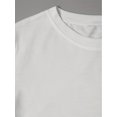 thumbnail image 3 of St. Patrick's Day Lucky Charm Women's T-shirt-Casual Short Sleeve, Round Neck, Four-Leaf Clover with Heart Pattern, 3 of 6