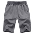 thumbnail image 3 of BUWTTED Mens Athletic Shorts with Zipper Pockets 9 Inch Cotton Sweat Shorts with Drawstring Elastic Waist Running Gym Workout Shorts, 3 of 3