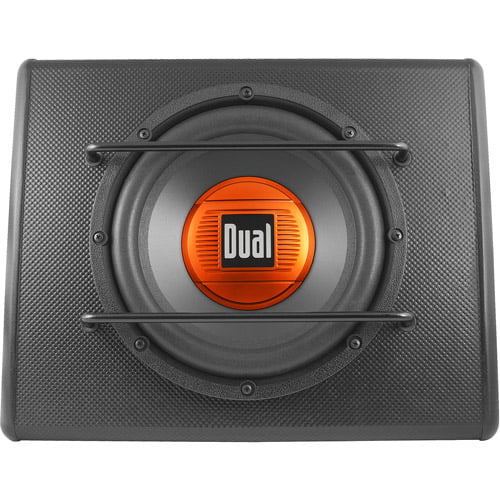 dual 10 inch sub with built in amp