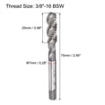 thumbnail image 2 of Unique Bargains 3/8'-16 BSW HSS-Cobalt Spiral Flute Thread Tap Machine Threading Tap Uncoated, 2 of 6