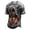 Dark Gray, variant on Hsovts Men Halloween Skeleton Funny Print T-Shirt, Crew Neck Short Sleeve Slim Fit Novelty Graphic Casual Tee for Trick-or-Treat Daily Street Shopping Outfit Beige L
