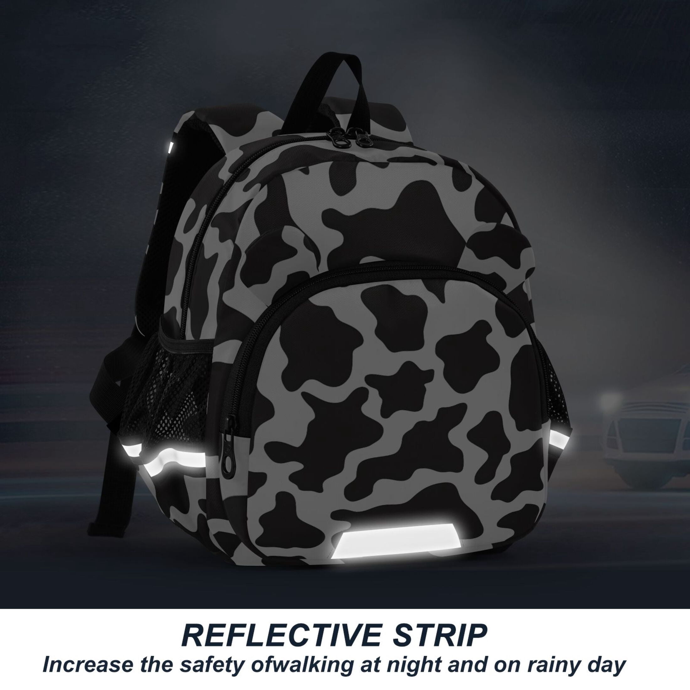 ALAZA Cow Print Mini Backpack School Bookbag Age 3-7 Medium
