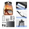 thumbnail image 6 of Gaeub Starfish Sunset Sea Beach School Backpack Waterproof Bookbag for Men Women College High School Bags, 6 of 8