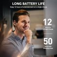 thumbnail image 4 of TOZO T6 (Ergonomic Edition) Wireless Earbuds Bluetooth 5.3 Headphones, Ergonomic Design in-Ear Headset, 50Hrs Playtime with Wireless Charging Case, APP EQ Customisable, IPX8 Waterproof, 2024 Version, 4 of 5