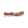 thumbnail image 2 of Sperry Womens Angelfish Varsity Leather Slip On Boat Shoes, 2 of 3