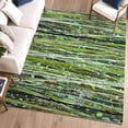 thumbnail image 6 of Addison Rugs Mayfield Premium Machine Washable Transitional Stripes Green Rectangle Rug, 8' x 10', 6 of 6