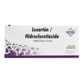thumbnail image 1 of Losartán/hidroclorotiazida 50 mg/12.5 mg 30 tabletas, 1 of 2