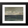 thumbnail image 2 of John La Farge 14x12 Black Modern Framed Museum Art Print Titled - Lesson Study on Jersey Coast (1881), 2 of 5