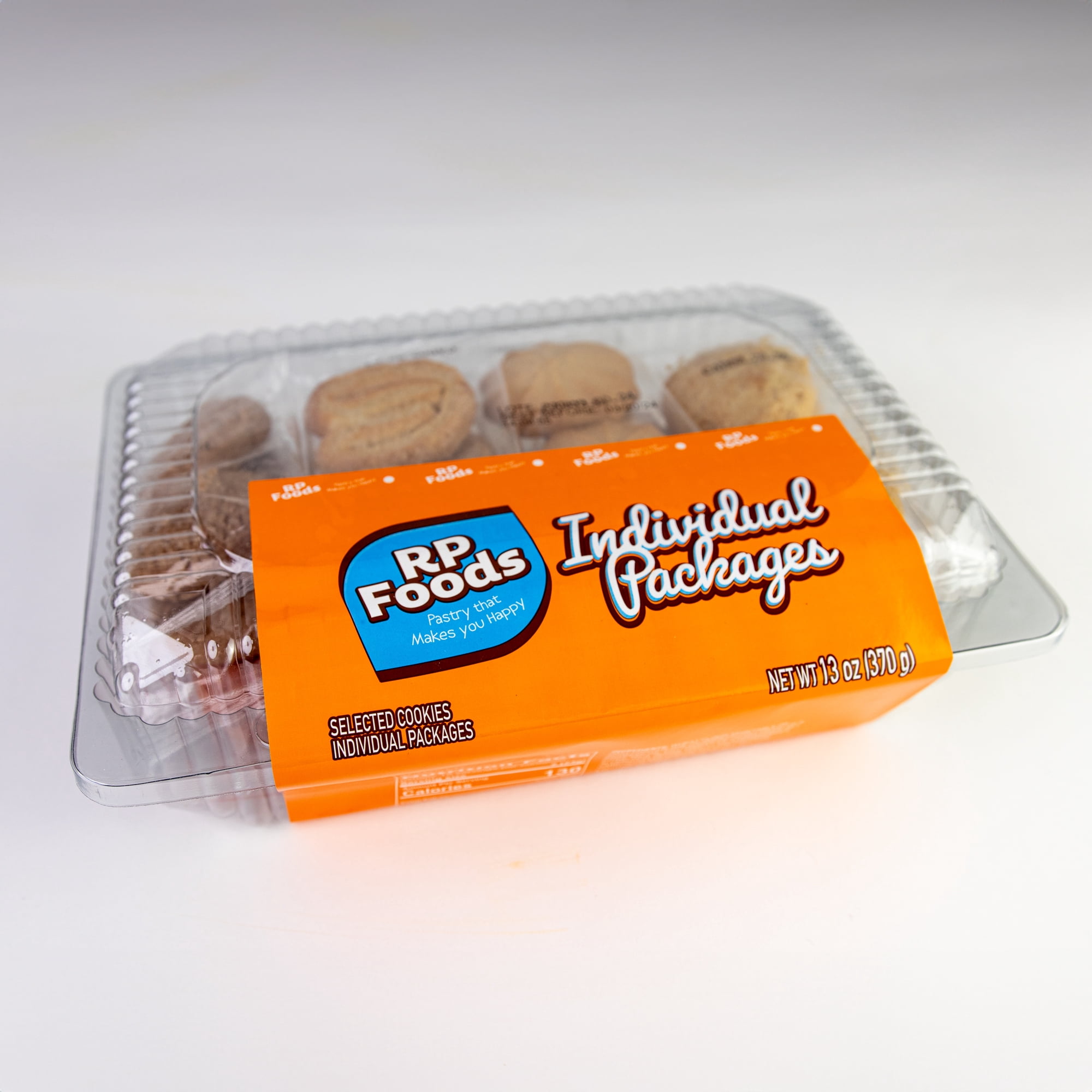 (3 pack) RP Foods Assorted Baked Cookies, 17 Sleeves of 2 Cookies, 13 oz