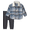 Blue Plaid, variant on Carter's Child of Mine Baby Boy Outfit Set, 2-Piece, Sizes 0/3-24 Months